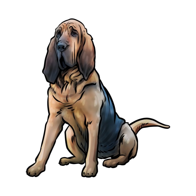 Bloodhound Dog by whyitsme