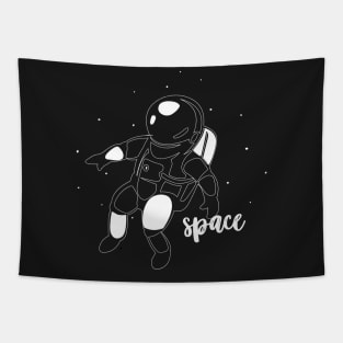 falling in space Tapestry