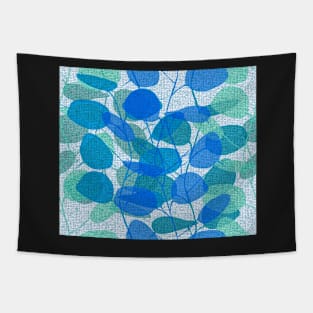 Lunaria blue Tapestry