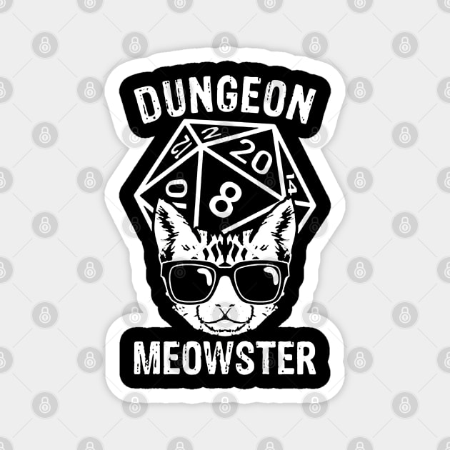 Dungeon Meowster Magnet by mariebellamanda