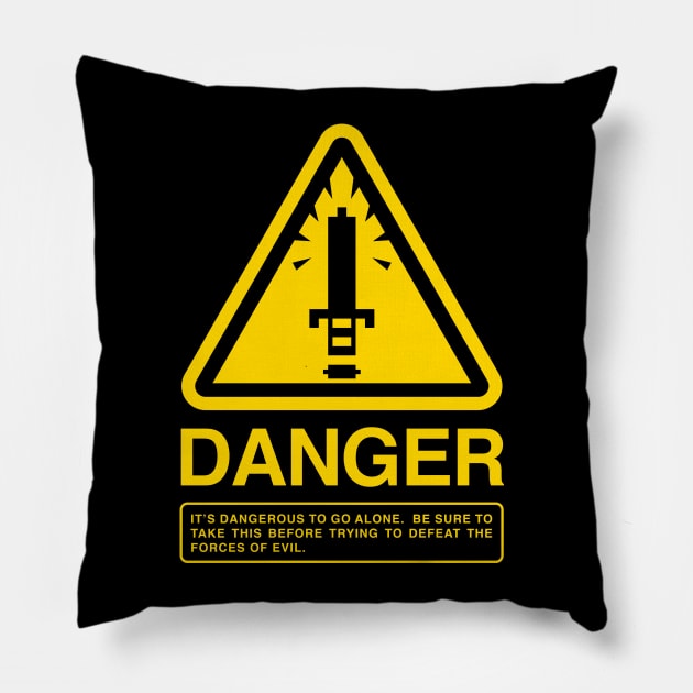 DANGER Take This Pillow by demonigote