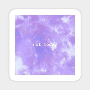 TieDye Not Today Magnet