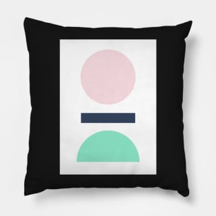 Pink Blue Green Pillow