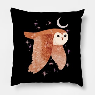 Flying Owl Pillow