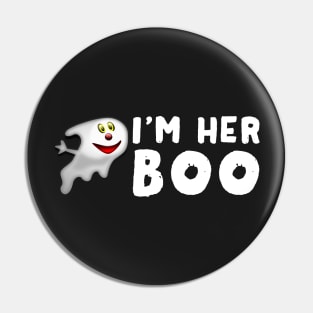 I'm Her Boo Halloween Couples Gifts Pin