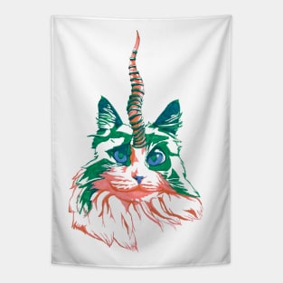 Fluffy Unicat Tapestry