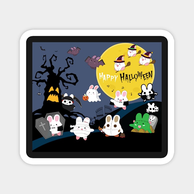 Halloween Party Magnet by Anicue