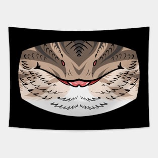 Bearded Dragon Mask Tapestry