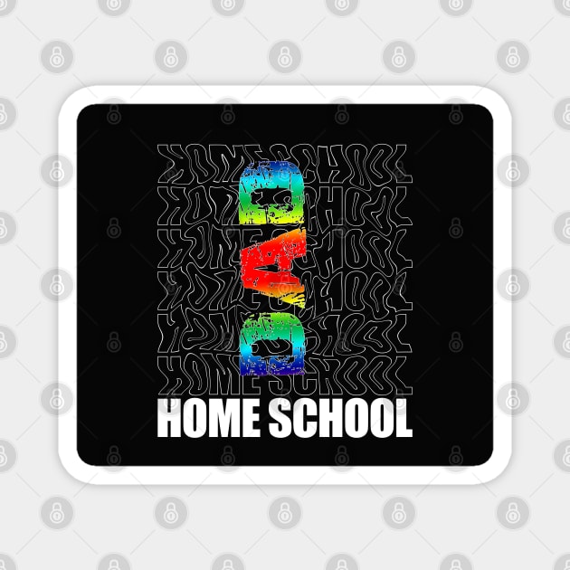 The best home school dad Magnet by FLOWING COLORS