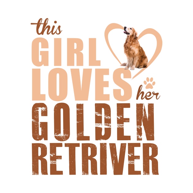 This girl loves her Golden Retriever! Especially for Golden owners! by rs-designs