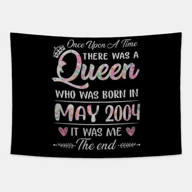 Girls 16th Birthday Queen May 2004 16 Years Old Tapestry by daylightpombo3