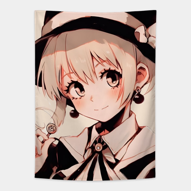 Anime Wonderland: Whimsical Art Prints Featuring Manga-Inspired Designs for Otaku Bliss! Tapestry by insaneLEDP