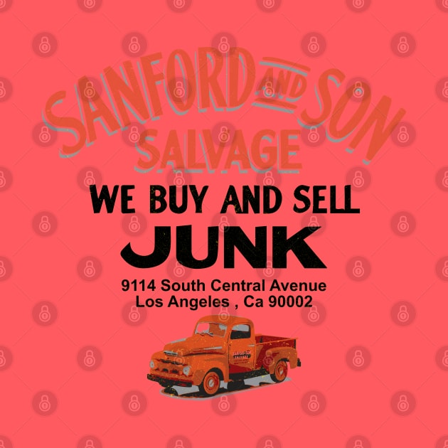 Sanford & Son Salvage Sign by Alema Art