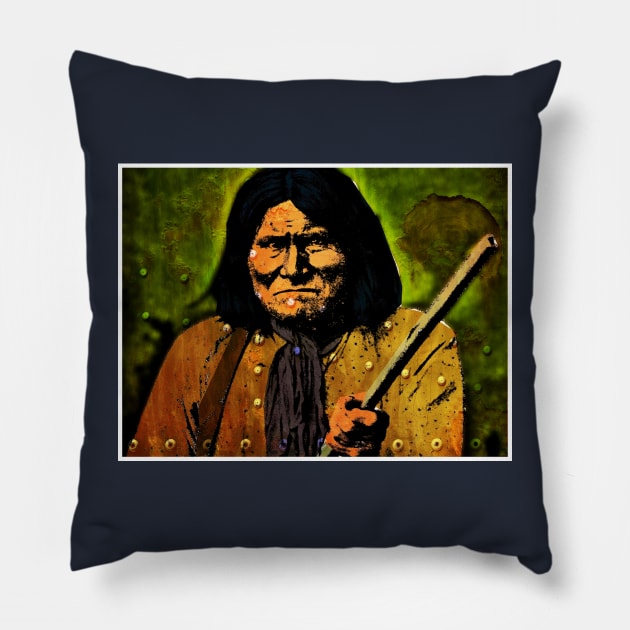 GERONIMO-2 Pillow by truthtopower