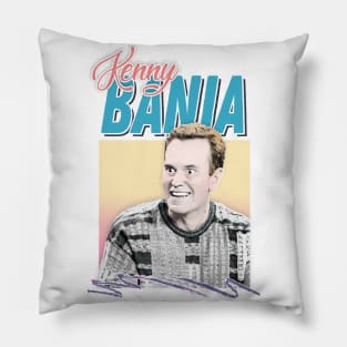 Kenny Bania / Retro 90s Styled Design Pillow