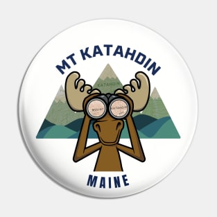 Moose at Mt Katahdin Pin