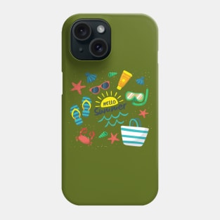 hello summer Phone Case