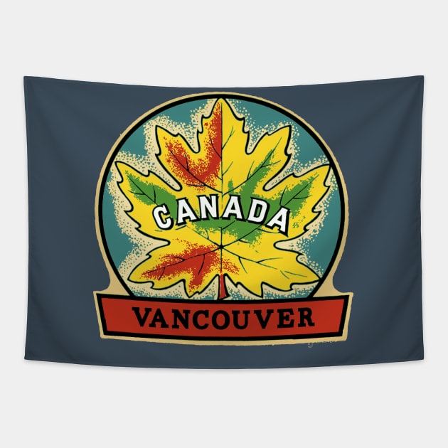 Vancouver Leaf Tapestry by Midcenturydave