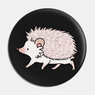 Hedgehog on the Go - Leucistic Color Pin