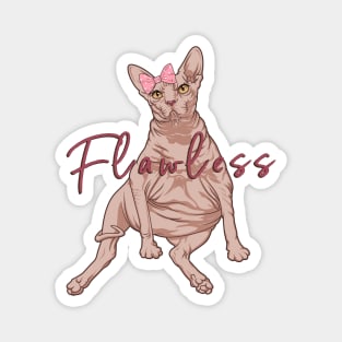 Flawless Sphynx Cat Magnet