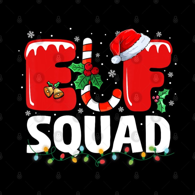 elf squad ugly christmas sweater by Mitsue Kersting