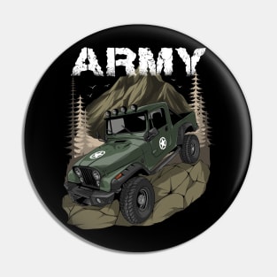 Army jeep Pin