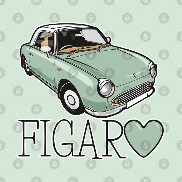 Nissan Figaro by Jamie Lee Art