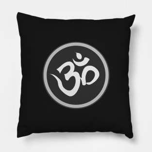 Spiritual Om Symbol Sacred Mantra Pillow