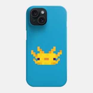 Minecraft Yellow Axolotl Phone Case