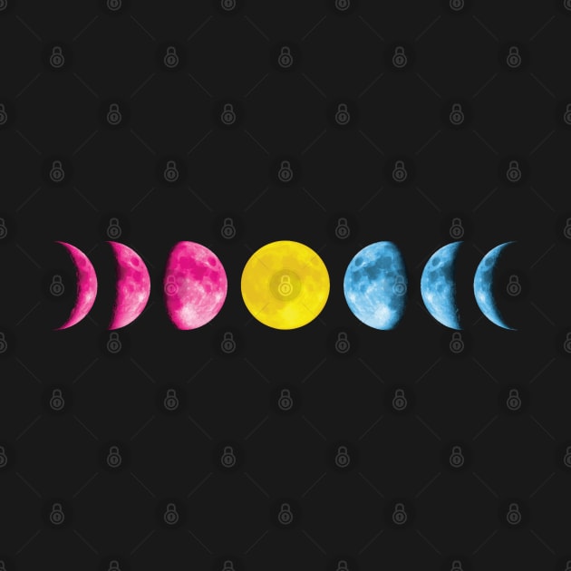 Pansexual Moon Phase by Pridish