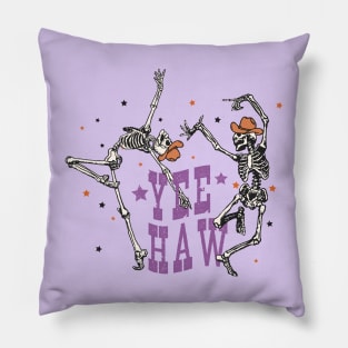 Yee Haw Skeletons Pillow