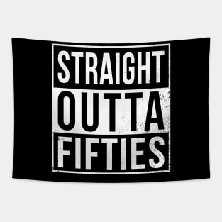 straight outta fifties Tapestry