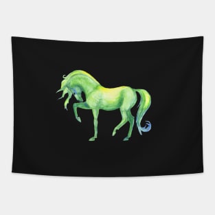 Emerald Horse Tapestry