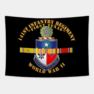 141st Infantry Regiment WWII w  SVC Pacific Tapestry