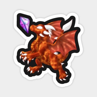 GemBabs: Elemental Dragon (Fire) Magnet