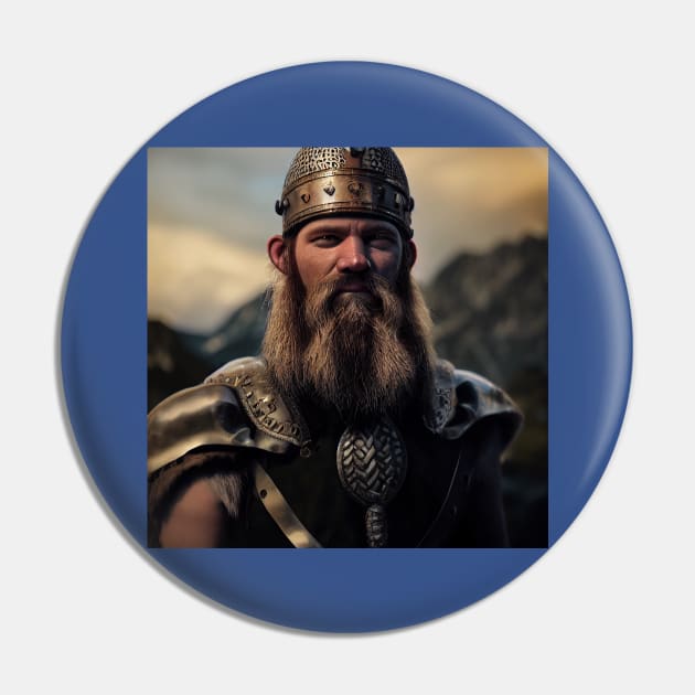 Viking Raider Pin by Grassroots Green