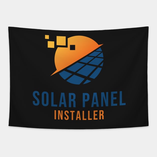 Solar Panel Installer Tapestry by rawresh6