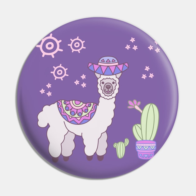 Alpaca Pin by Mashmuh