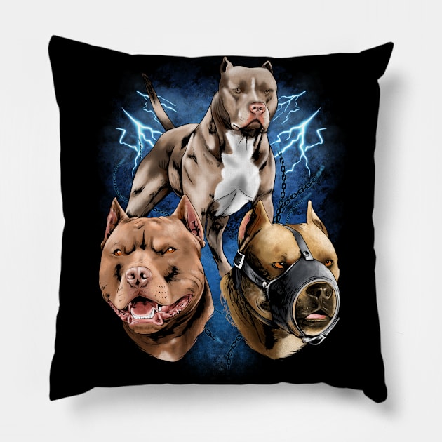 DOG VIBES Pillow by AWANG ART STUDIO