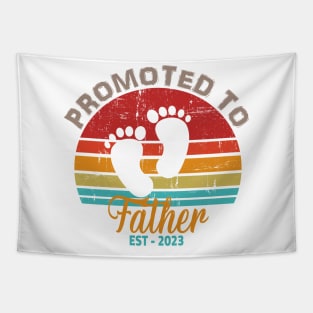 Promoted To Father Est 2023 Tapestry