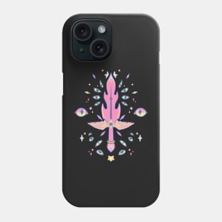 Be Not Afraid: Cosmic Blade Phone Case