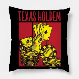 texas poker pure luck Pillow