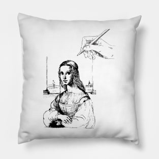 Free your mind with art 2 Pillow