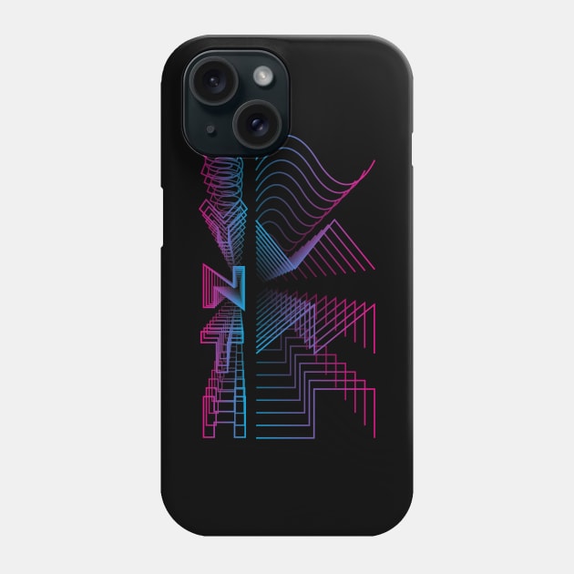 Synth Waveform Analog Audio Design Phone Case by star trek fanart and more