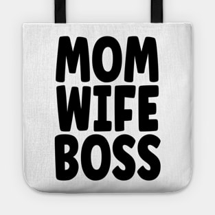 Mom Wife Boss v2 Tote