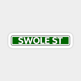 Swole St Street Sign Magnet