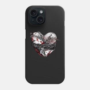 Vixx Chained up heart sticker Phone Case