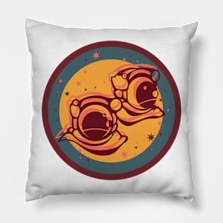 Retro Astronauts Pillow