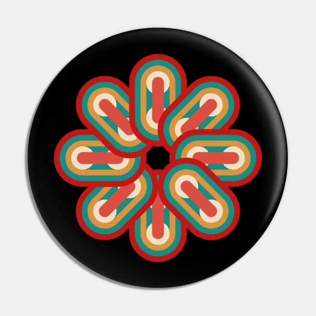 Retro Radial Pin by n23tees