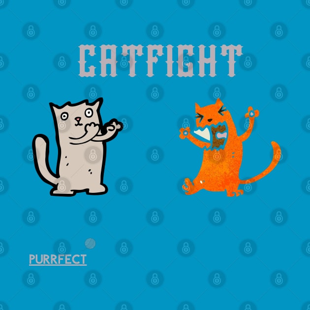 Purrfect Catfight by dmangelo